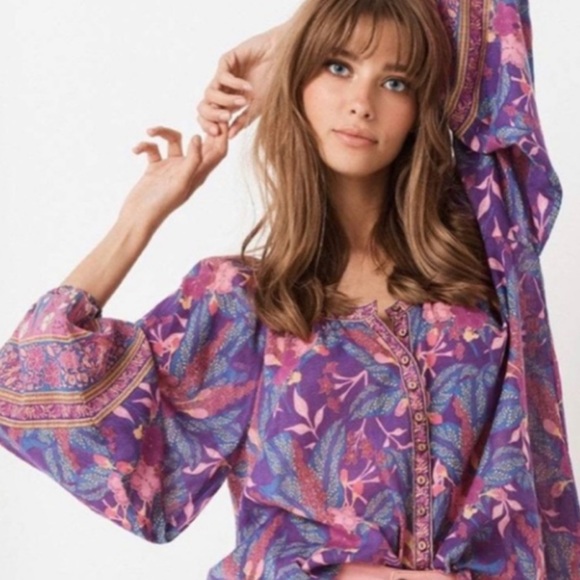 Spell Tops - Spell Bianca button down